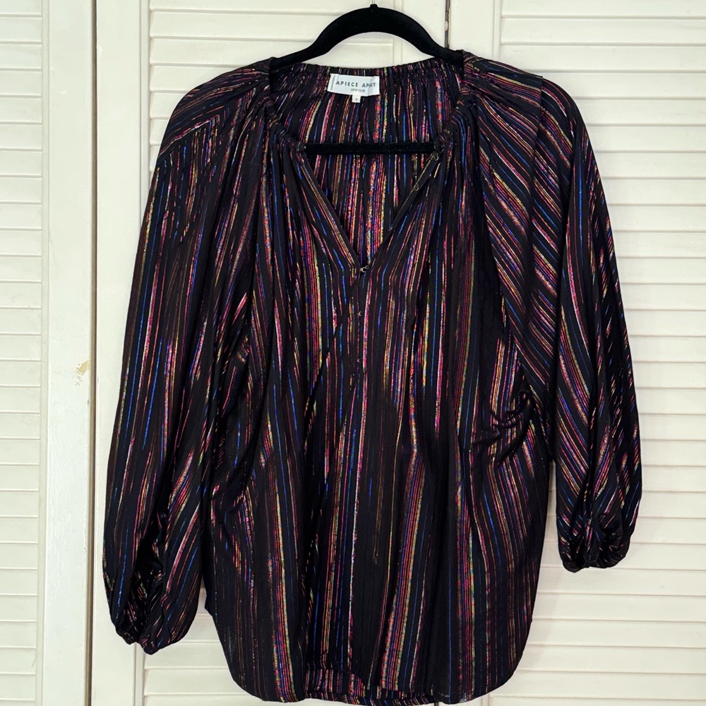 Apiece Apart Multicolor Striped Blouse